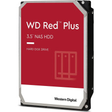 Western Digital HDD|WESTERN DIGITAL|Red Plus|6TB|SATA|256 MB|5400 rpm|3,5