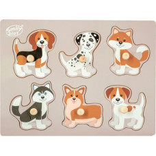 Smily Play Wooden puzzle Animals dogs