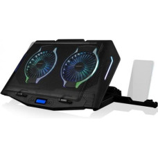 Modecom Laptop Cooling Stand CF21 RGB SILENT FAN Black