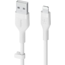 Belkin Flex Lightning/USB-A 3m mfi cert., white CAA008bt3MWH