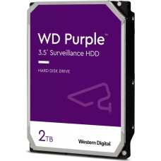 Western Digital HDD|WESTERN DIGITAL|Purple|2TB|SATA|256 MB|3,5