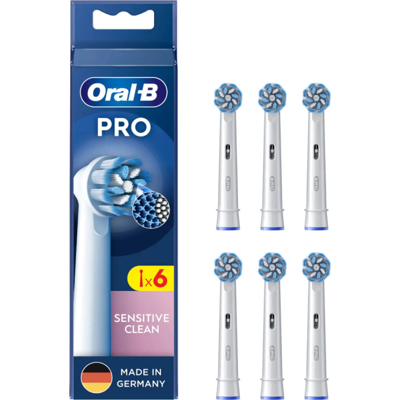 Oral-B Sensitive Clean 6 pcs Balts