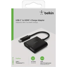 Belkin USB-C to HDMI-Adapter 60W PD, black AVC002btBK