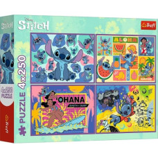 Trefl Puzzle 4x250 elements Lilo and Sti tch