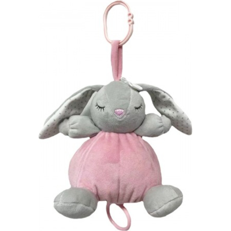 Tulilo Gray bunny music box 18 cm