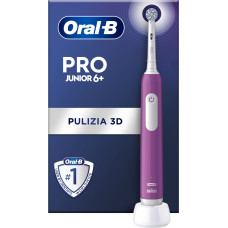 Oral-B Junior 8006540742891 elektriskā zobubirste Paredzēta bērniem Rotējošā zobu suka Lillā