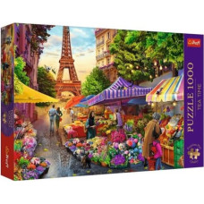 Trefl Puzzle 1000 elementów Premium Plus Quality Targ kwiatowy, Paryż