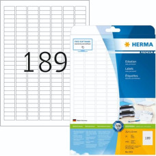 Herma Labels       25,4x10 25 Sheets DIN A4 4725 pcs. 4333