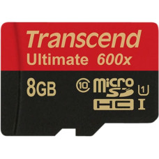 Transcend microSDHC MLC      8GB Class 10 UHS-I 600x + SD-Adapter