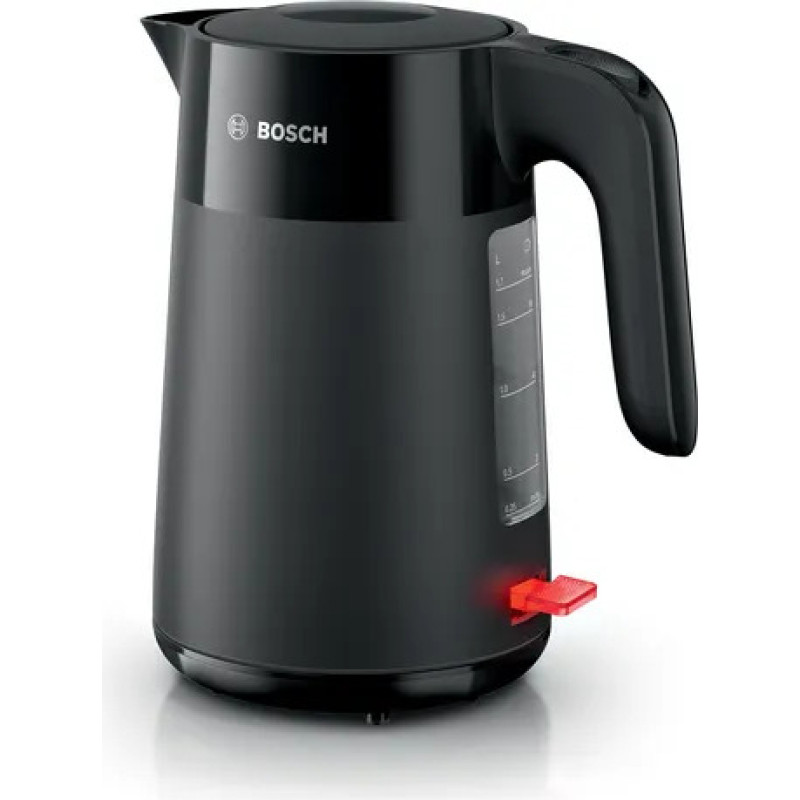 Bosch TWK2M163 elektriskās tējkanna 1,7 L 2400 W Melns