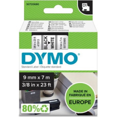 Dymo D1 9mm Black/White labels 40913