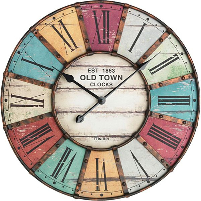 Tfa-Dostmann TFA 60.3021 Vintage Old Town XXL Design Wall Clock