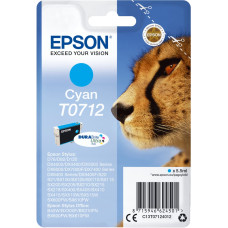 Epson T0712 tintes kārtridžs 1 pcs Oriģināls Standarta produktivitāte Tirkīzzils