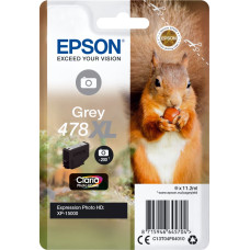 Epson Squirrel 478XL tintes kārtridžs 1 pcs Oriģināls Augsta (XL) produktivitāte Pelēks