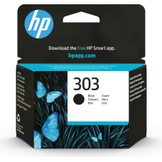 HP 303 oriģinālā melnās tintes kasetne