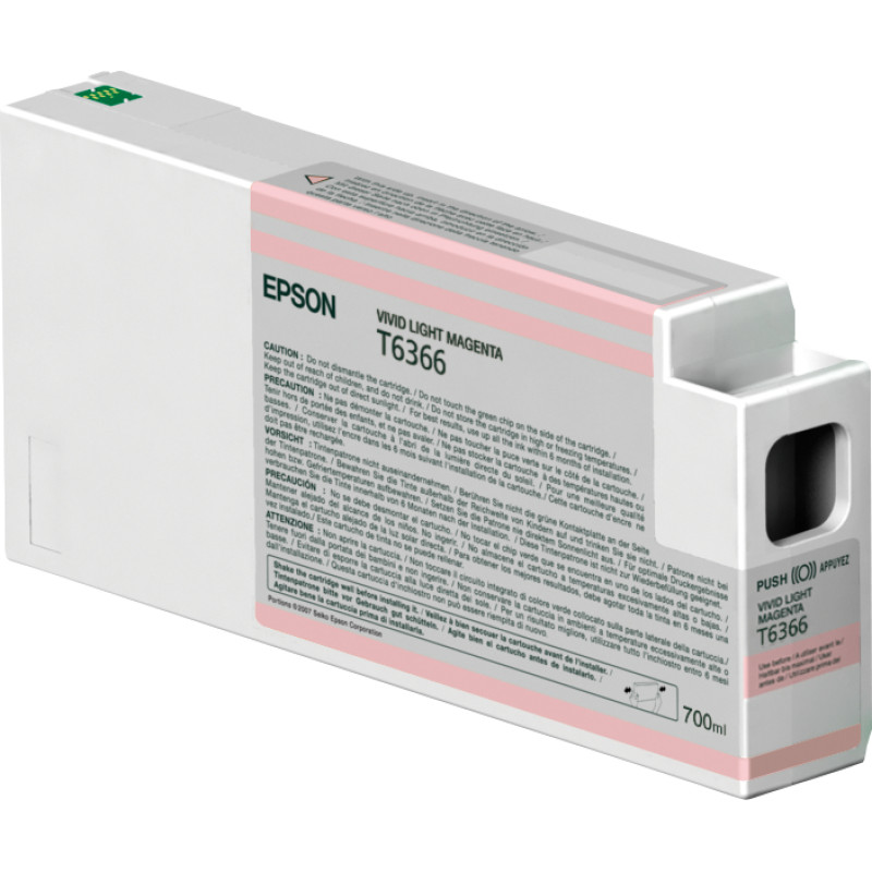 Epson Tintes kasetne Vivid Light Magenta T636600 UltraChrome HDR 700 ml