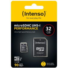 Intenso microSDHC           32GB Class 10 UHS-I U1 Performance