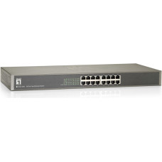 Level One LevelOne FSW-1650 tīkla pārslēgs Nepārvaldīts Fast Ethernet (10/100) Pelēks