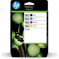 HP 963 4-pack Black/Cyan/Magenta/Yellow Original Ink Cartridges