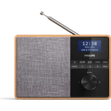 Philips TAR5505/10 radio Pārnesams Digitāls Melns, Pelēks, Koks