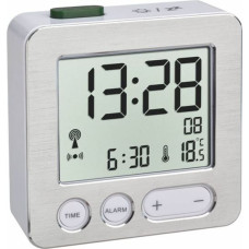 Tfa-Dostmann TFA 60.2545.54 RC Alarm Clock silver/white