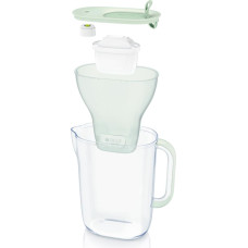 Brita 1051367 ūdens filtrs Ūdens filtrēšanas pudele 2,4 L Zaļš, Caurspīdīgs