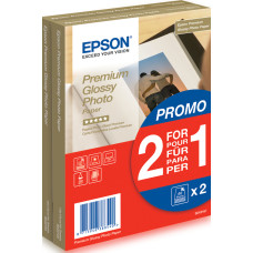 Epson Premium Glossy Photo Paper 2 par 1 cenu, 100 x 150 mm, 255g/m², 80 sheets