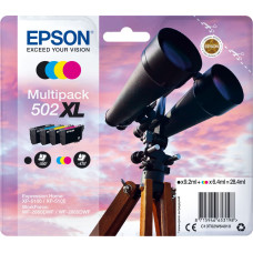 Epson 502XL tintes kārtridžs 1 pcs Oriģināls Augsta (XL) produktivitāte Melns, Tirkīzzils, Fuksīns, Dzeltens