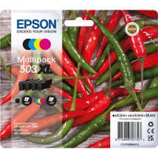 Epson 503XL tintes kārtridžs 4 pcs Oriģināls Augsta (XL) produktivitāte Melns, Tirkīzzils, Fuksīns, Dzeltens