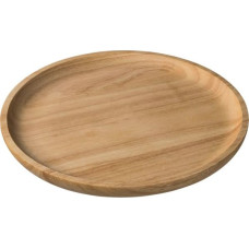 Zassenhaus Snack Plate, 25x2cm Rubber Tree Wood