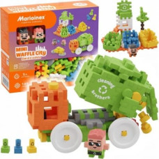 Marioinex Blocks Waffle mini - Garbage truck 14 pcs