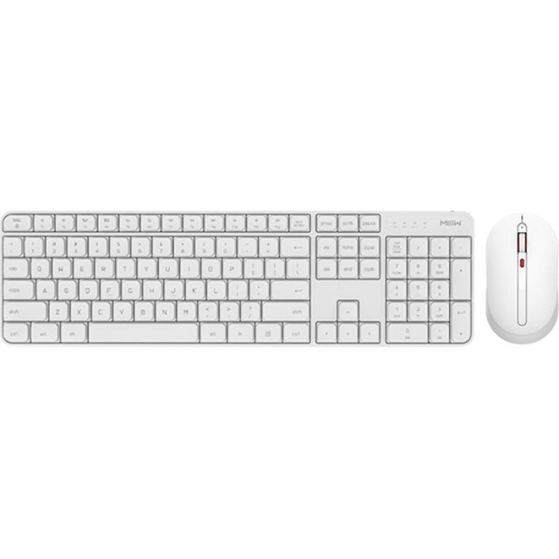 Miiiw Wireless Keyboard and Mouse Set (White)