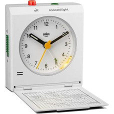 Braun BC 05 W  Quartz Foldable Alarm Clock White