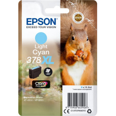 Epson Squirrel 378XL tintes kārtridžs 1 pcs Oriģināls Augsta (XL) produktivitāte Gaiši Tirkīzzila