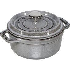 Staub Cocotte 12cm round Graphite grey, cast iron