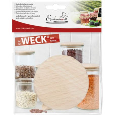 Weck Wooden Lid 80mm Beech