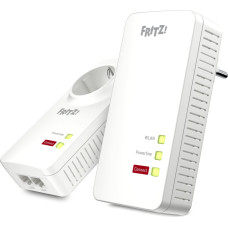 AVM FRITZ!Powerline 1260E WLAN Set 1200 Mbit/s Ethernet/LAN savienojums Wi-Fi Balts