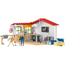 Schleich Veterinarian practice with pets