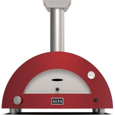 Alfa Forni Moderno 2 Pizze Hybrid Pizza Oven Antique Red