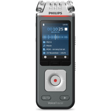 Philips Voice Tracer DVT6110/00 Diktafons Zibkartīte Antracīts, Hroms