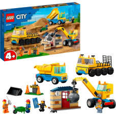 Lego City 60391  Contruction Trucks and Wrecking Ball Crane