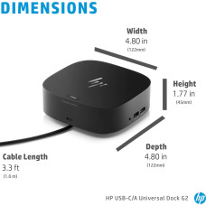 HP USB-C/A Universal Dock G2