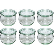 Weck Tulip Jar 580ml Set of 6