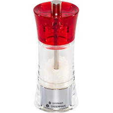 Zassenhaus salt mill AACHEN Acryl, red, 14 cm