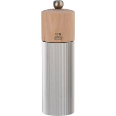 Peugeot Line wood/aluminium salt mill 18 cm natural