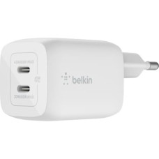 Belkin 65W DUAL USB-C GAN WALL PPS White