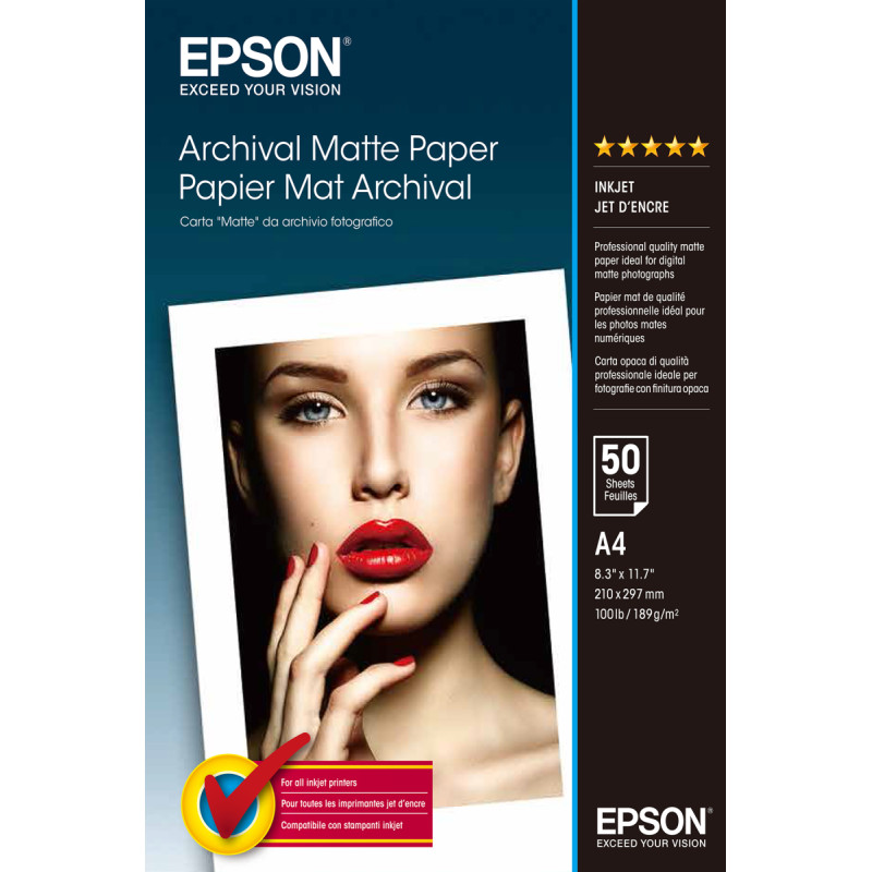 Epson Archival, DIN A4, 192 g/m²