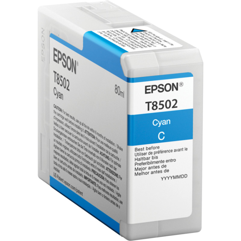 Epson T850200 tintes kārtridžs 1 pcs Oriģināls Tirkīzzils