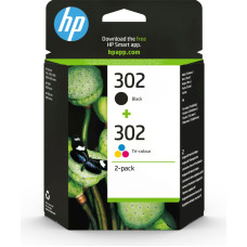 HP 302 2-pack Black/Tri-color Original Ink Cartridges