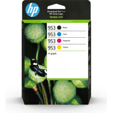 HP 953 4-pack Black/Cyan/Magenta/Yellow Original Ink Cartridges